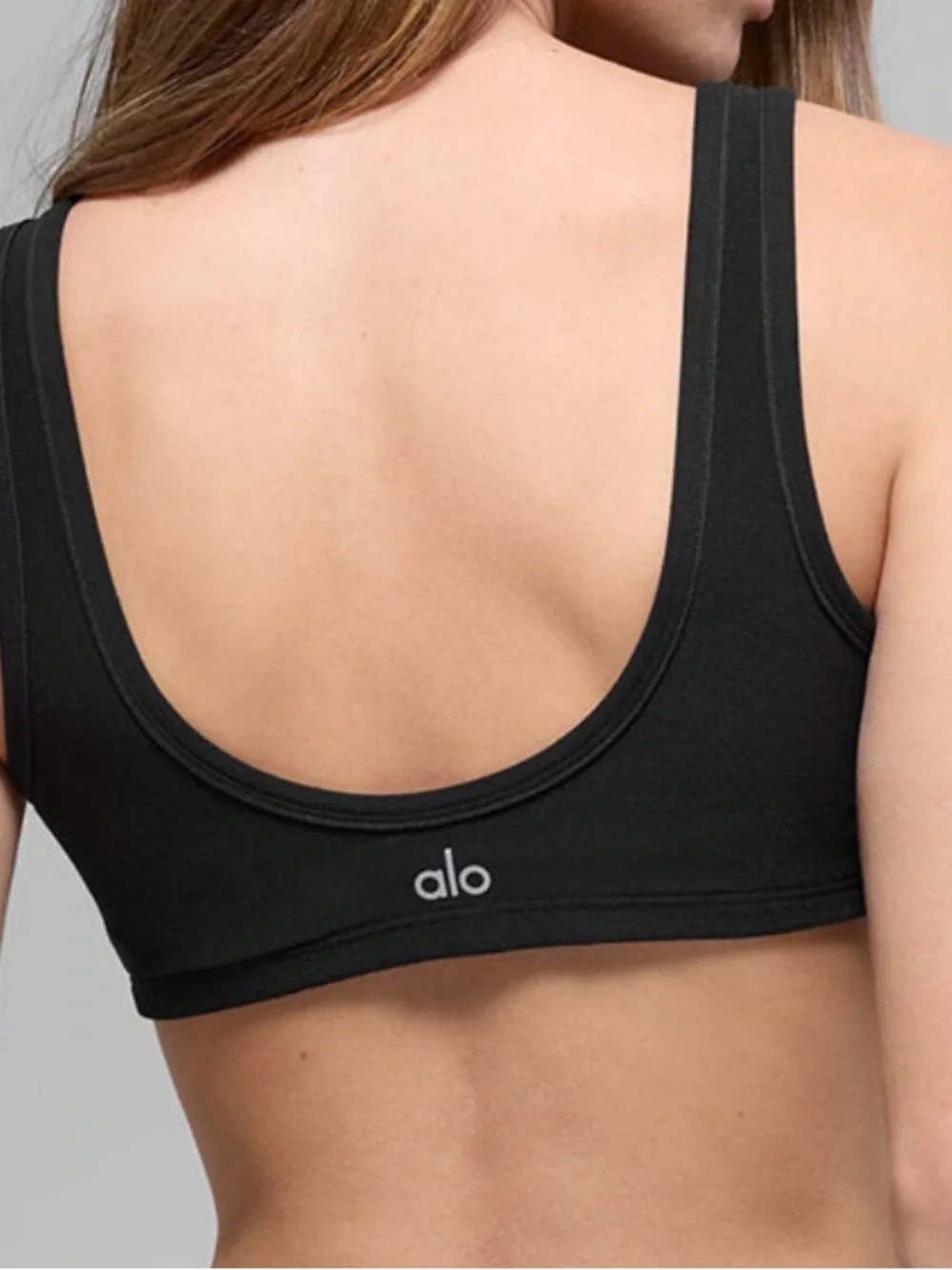 NWT Alosoft Center Stage Bra in Core Black Size Small $68